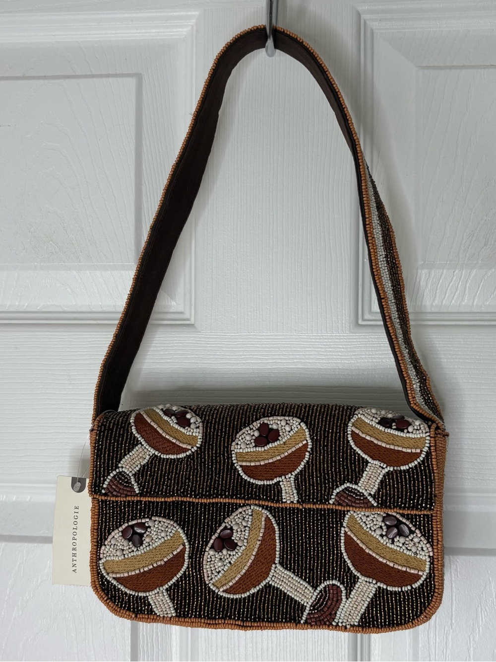 Maeve Fiona Beaded Bag Espresso Martini Edition, NWT ☕️ 🍸 - Picture 7 of 15